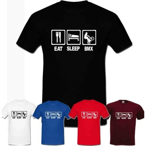 Eat Sleep Bmx Cycle Cycling Race Sports Skate Skateboard Cool Kids Adult T Shirt