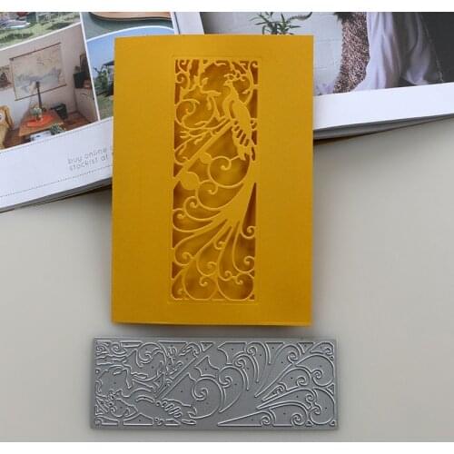 DUOFEN METAL CUTTING DIES 2019 New phoenix cutout stencil for DIY papercraft projects Scrapbook Paper Album