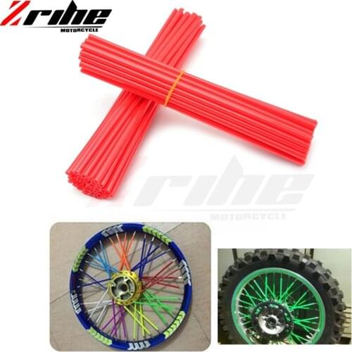 Motorcycle Motorcross Dirt Bike Enduro Off Road Rim Wheel spoke skins cover For Yamaha Ducati Suzuki Honda Kymco ATV