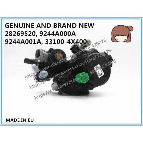 GENUINE AND BRAND NEW DIESEL COMMON RAIL FUEL PUMP 28269520 9244A000A, 9244A001A, 33100-4X400