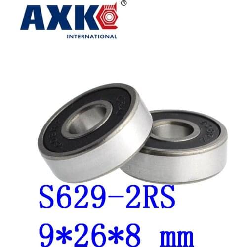 10pcs Free Shipping Sus440c Environmental Corrosion Resistant Stainless Steel Bearings (rubber Seal Cover) S629-2rs 9*26*8 Mm