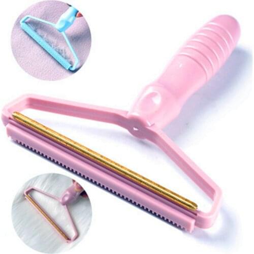 Portable Hair Remover Manual Clothes Lint Remover Fuzz Babric Shaver Brush Double Side Hair Cleaning Tool for Woven Coat Carpet