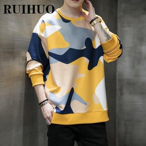 Мужские камуфляжные толстовки RUIHUO China At AliExpress