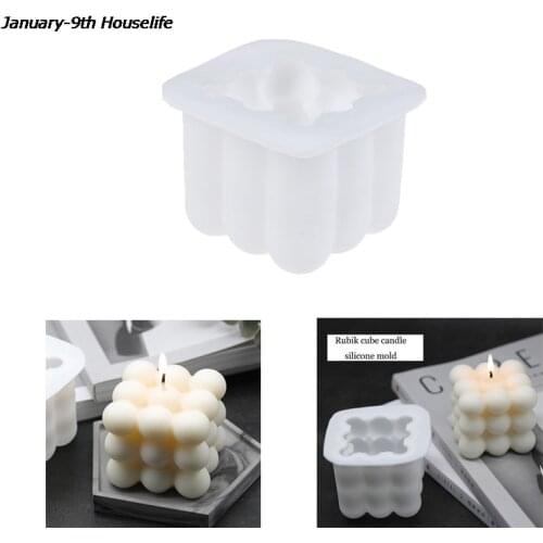 DIY Candles Mould Soy Wax Candle Mold Aromatherapy Plaster Candle 3D Silicone Mold Hand-made Soy Aroma Wax Soap Candles Mold