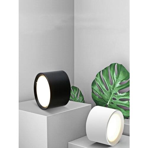 LED visible down light spot light ceiling suction type non - opening round ceiling cable anti - fog down light