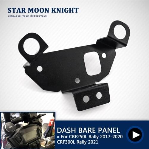 For HONDA CRF250L CRF300L Rally CRF 250 L Dash Panel Instrument USB Charger Cigarette Lighter Extension meter Expand Bracket