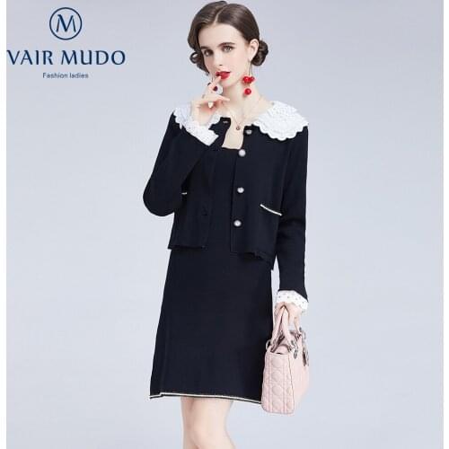 Модные трикотажные платья VAIR MUDO China At AliExpress