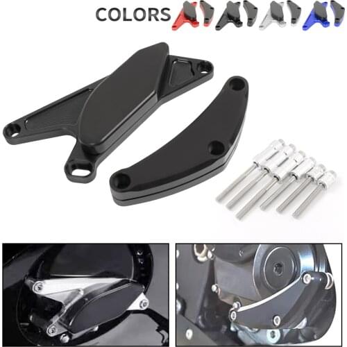 GSXR GSX-R 600 750 Engine Case Stator Clutch Cover Guards Crash Pad Frame Sliders Protector For SUZUKI GSXR600 GSXR750