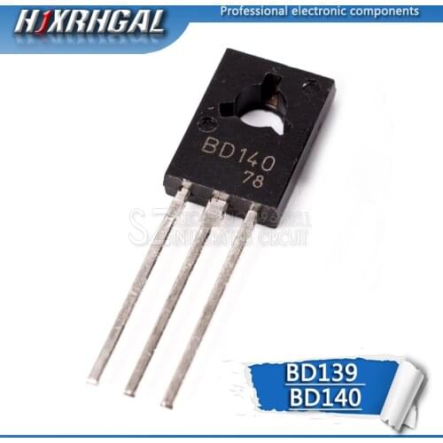 2PCS BD139 BD140 ( 1PCS BD139 + 1PCS BD140 ) TO126 TO-126 new voltage regulator IC New and original hjxrhgal