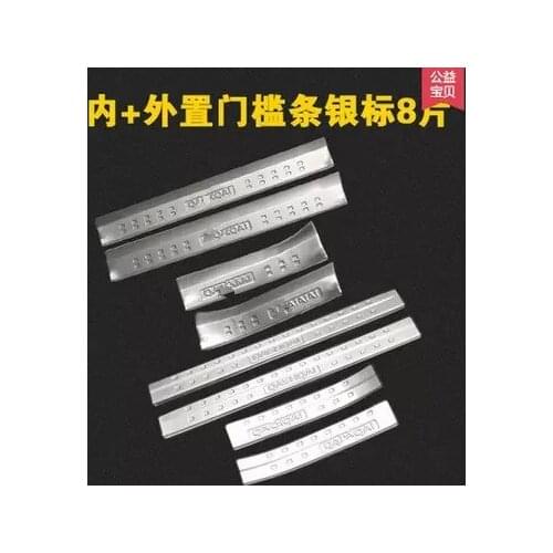 4PCS/8PCS/SET Stainless Steel Scuff Plate/Door Sill Door Sill pedal bienvenidos For Nissan Qashqai J11 2016 2017 Car Accessories