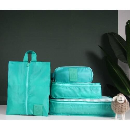 4pcs Multifunction Digital Storage Bag Travel USB Date Cable Charger Earphone Electronics Organizer Bag Portable G2