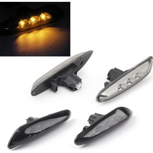 Artudatech Car 1Pair LED Side Marker Light For BMW E90 E91 E92 E39 E60 E46 E83 E53 E36 E81 ABS plastic Car Auto Accessories