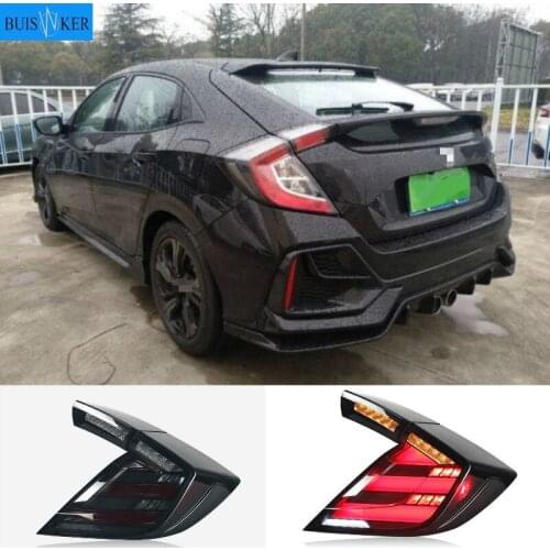 Car Styling Taillight Tail lights For Honda Civic Type R 10th hatchback 2020 2021 DRL+ Dynamic Turn Signal + Reverse + Brake LED