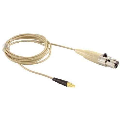 HIXMAN DE6C-SL Replacement Cable For Countryman E6 Microphones Fits SHURE Line 6 Carvin JTS Trantec TOA Bodypack Transmitters