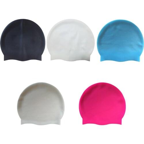 Free Size Protect Ears Long Hair Sports Swim Pool Swimming Cap Hat Adults Men Women Sporty Ultrathin Adult Bathing Caps