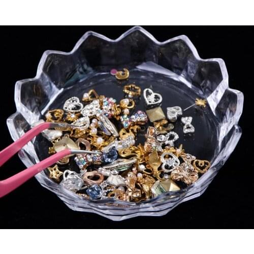 Multifunction Nail Art Storage Plate Pen Rhinestone Manicure Jewelry Holder Case Plastic Nail Storage Box Container Case