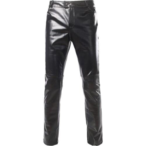 Mens Brand Skinny Shiny Gold Silver Black Pants Trousers Nightclub Stage Pants for Singers Dancers Motorcycle Pu Leather Pants