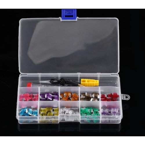 New 100PCS 3A 4A 5A 7.5A 10A 15A 20A 25A 30A 35A Assortment Micro Mini Blade Fuse Set Kit For Car Auto Truck SUV Motorcycle Fuse