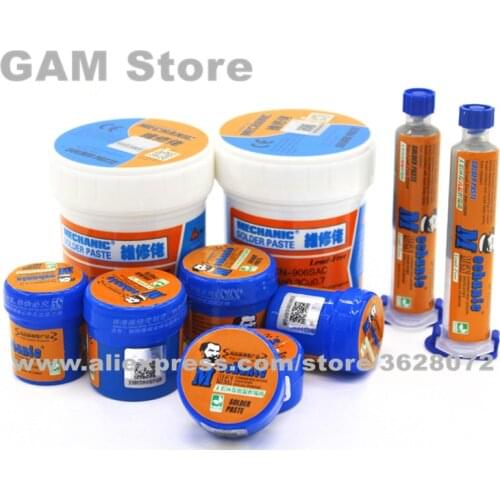 Soldering Paste Flux Sn63/Pb67 SMD SMT For 936 852D+ FPR BGA Welding Tool Iron Station circuit board Repairing XG-30 40 50 80