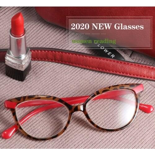 Full-rim Reading Glasses Women Retro Fashion Leopard Frame Ultralight Nose Pad Anti Blu Anti Faitgue +1 +1.5 +2 +2.5 +3 +3.5