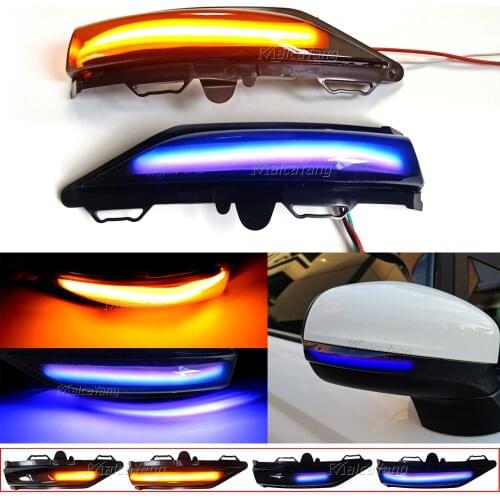 Sequential Lamp For Ford Fiesta ST Line MK8 2018 2019 LED Dynamic Turn Signal Light Side Mirror Indicator Flowing Blinker