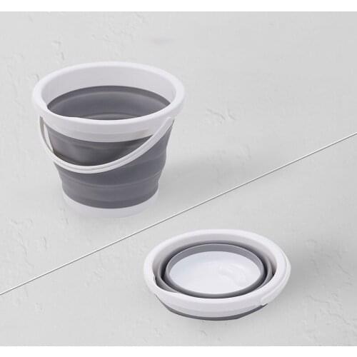 Folding 5L Bucket for Fishing Car Wash Outdoor Supplies Portable Camping Household Portable Outdoor Bucket Product Free Shipping