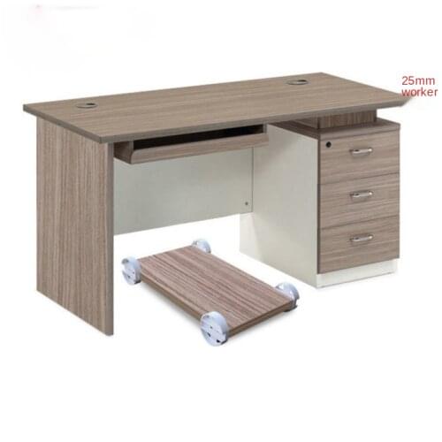 Desk-type desk furniture with cabinet, staff table and chair combination, desktop computer desk and office furniture