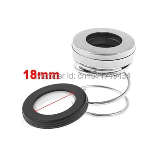 Water Pump Repair Parts Rubber Bellows Spring Mechanical Seal 18mm Dia 5pcs