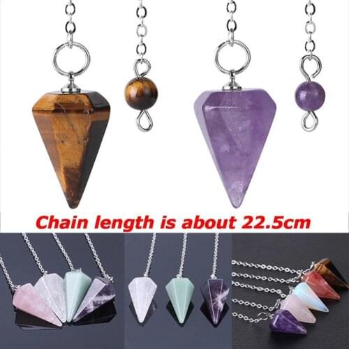 1pc Natural Stone Quartz Rock Choler Crystal Hexagonal For Unisex Pointed Jewelry Accessories For Divination Pendulum G8F6