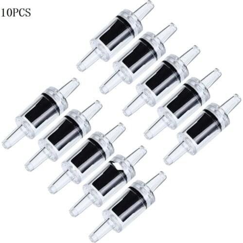 10pcs Aquarium Air Pump Air Oxygen Increase Aquarium Pump Non-return One Way Transparent Check Valve Aquarium Accessories