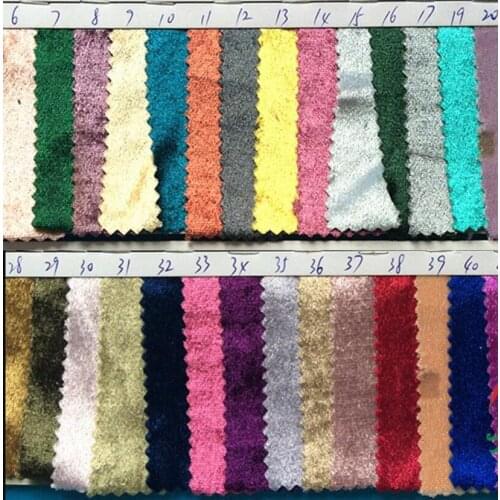 145cm*450cm high quality Gold diamond Precision velvet clothing flannel cloth Elastic electronic velvet sofa fabric wholesale
