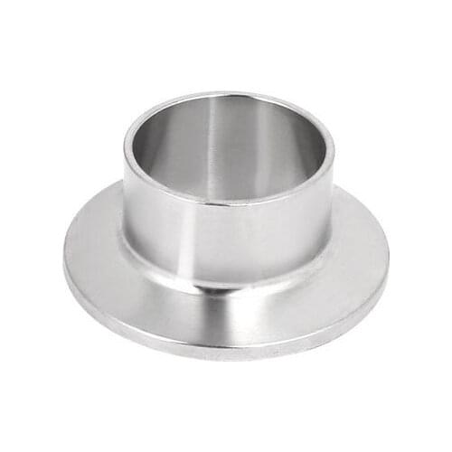 304 Stainless Steel 32mm OD Sanitary Pipe Weld on Ferrule Fits 1.5" Tri Clamp