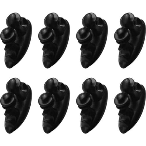 8Pcs/set Car Wire Cable Holder Multifunctional Tie Clip Fixer Organizer Car Charger Line Clasp High Quality Headphone Cable Clip