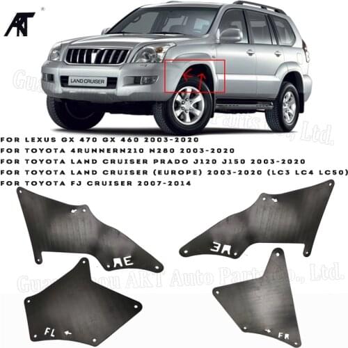 Mud Flaps For Toyota Land Cruiser Prado 03-20 Splash Guards Mudflaps Fender Liners Shield Seal 5388635020 5373535150 5373635150