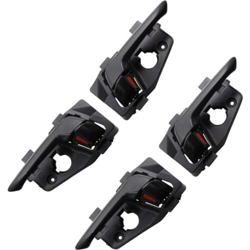 BLACK INSIDE INTERIOR DOOR HANDLE FOR KIA Picanto 2011-C FR:82620-1Y010CR FL:82610-1Y010CR RR:83620-1Y010CR RL:83610-1Y010