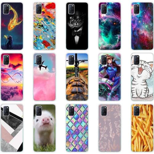 For OPPO A52 Case 6.5" soft Silicon Soft TPU protective Back Phone Covers For OPPO A 52 Cases bumper coque OPPOA52 shell bag