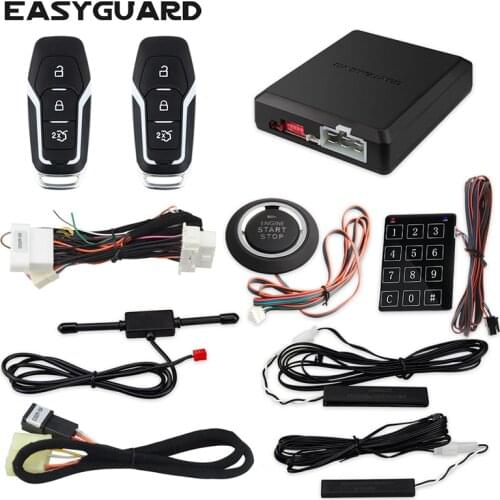 EASYGUARD plug & play CAN BUS PKE fit for Ford Edge,F-150, Ranger,Escape push start button remote start passive keyless entry