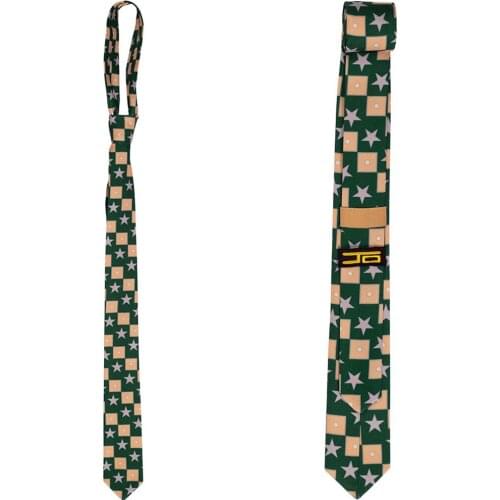 Anime JoJo‘s Bizarre Adventure Stone Ocean Jolyne Cujoh Kujo Jotaro Cosplay Necktie Adult Costume Accessories Gifts