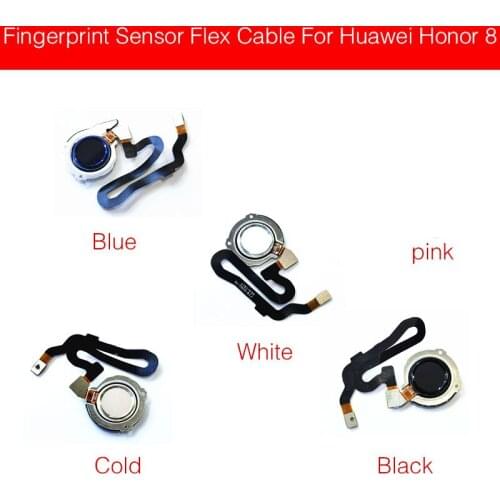 Home Button Fingerprint For Huawei Honor 8 FRD-AL00 FRD-AL10 FRD-DL00 FRD-L04 FRD-L09 FRD-L19 Return Button Flex Cable Parts