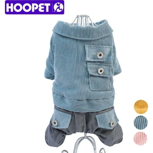 HOOPET Pet Dog Leisure Four Feet Christmas Clothes Teddy Casual Wear Three Colors Optional