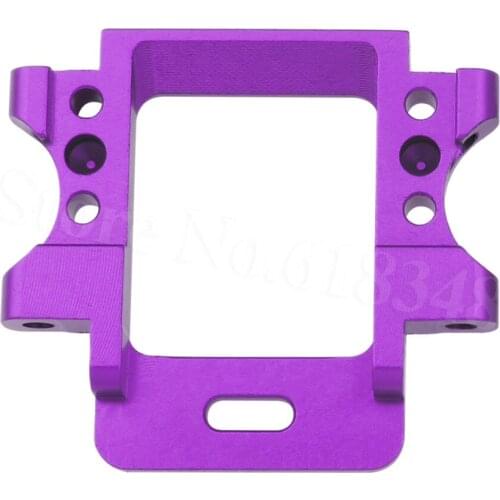 HSP 102060 Aluminum Front Gear Box Mount 02022 1:10th Upgrade Parts For RC Model Car Monster Truck On Road Blue / Purple
