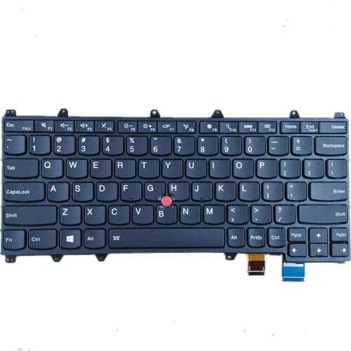 Laptop Keyboard For LENOVO For Thinkpad Yoga 12 Black US UNITED STATES Edition