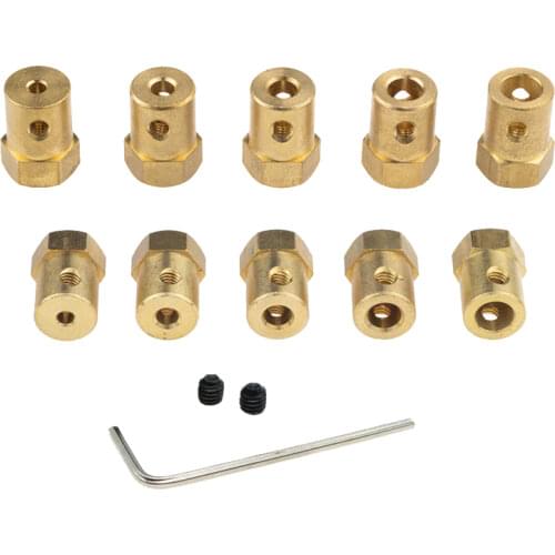 1pc Metal universal joint Boat Metal Cardan Joint Gimbal Couplings Universal Joint Connector multi-spec with free screw tool