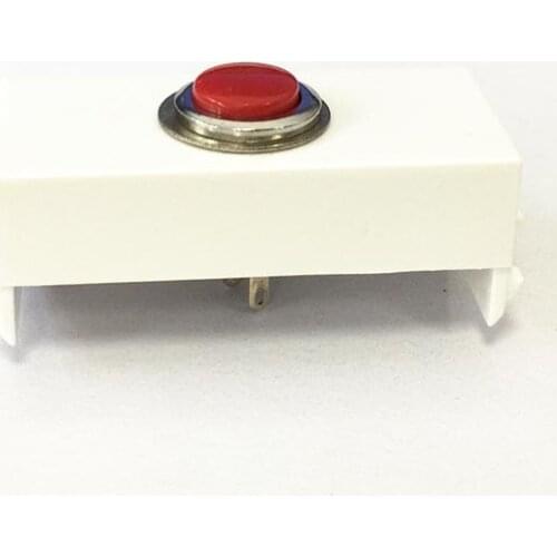 Computer switch module reset type button socket 22.5x47.5mm