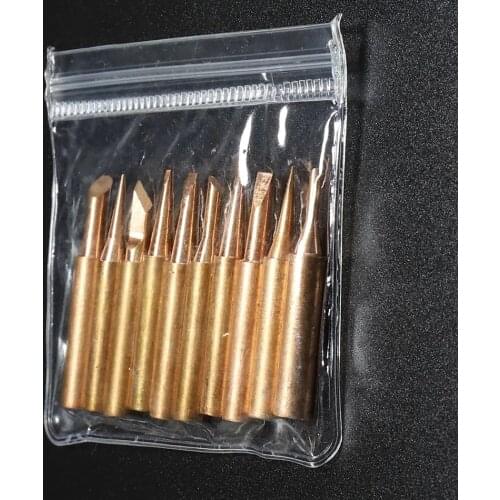 10pcs 900M-T Soldering Iron Tip Lead-free Solder Tips Pure Copper Welding Head BGA Soldering Tools electric solder iron tip