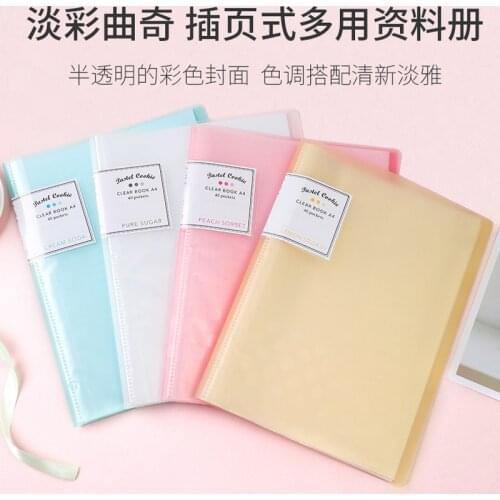 A4 File Paper Organizer Multi-layered Folder Office Supplies Transparent Insert Document Bag