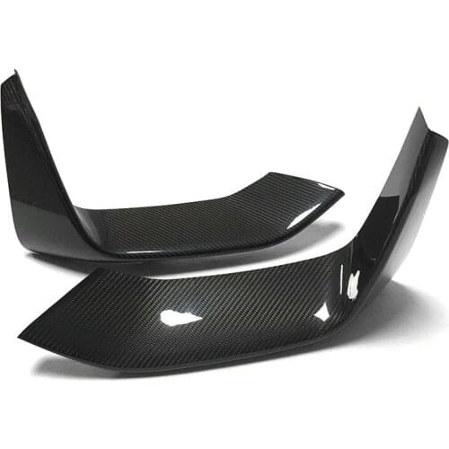 Suitable for BMW M3 M4 F80 F82 F83 modified carbon fiber front bumper corner dry carbon crash carbon fiber corner foot