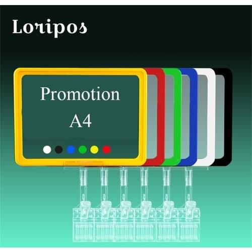 POP Sign Frame Clamp on Shelf Supermarket Shelf Price Talker Label Holder Clip Advertising Sale Banner Signage Tag Display Rack