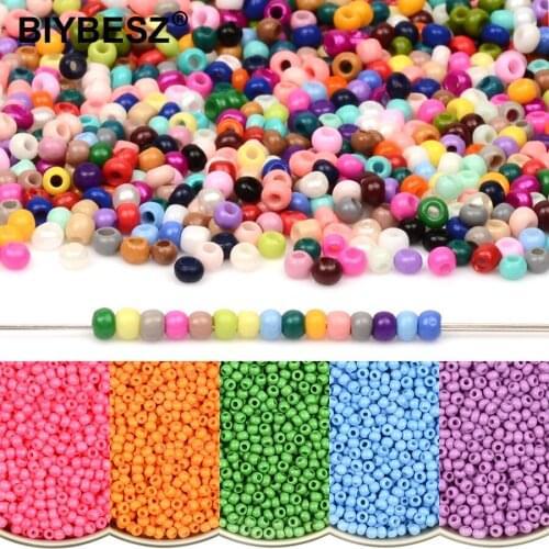 Approx.2mm Czech Glass Beads Small Seed Loose Beads for Jewelry Making DIY Necklace Bracelet Needle Wholesale