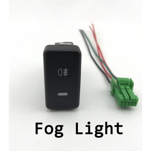 Fog Light Front Camera Recorder Monitor Radar Parking Sensor Tailgate DRL LED Switch Button wire For Honda Civic 2012-2014 City